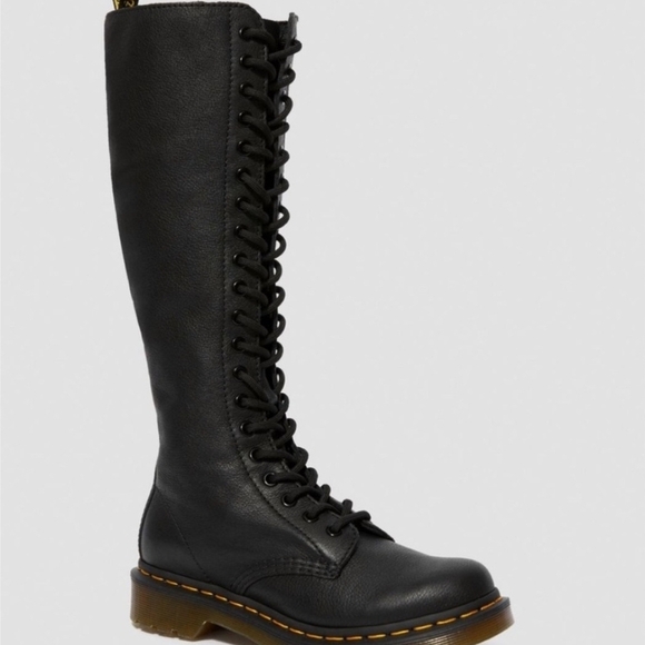 Dr. Martens Black Lace-Up Boots - Picture 1 of 4